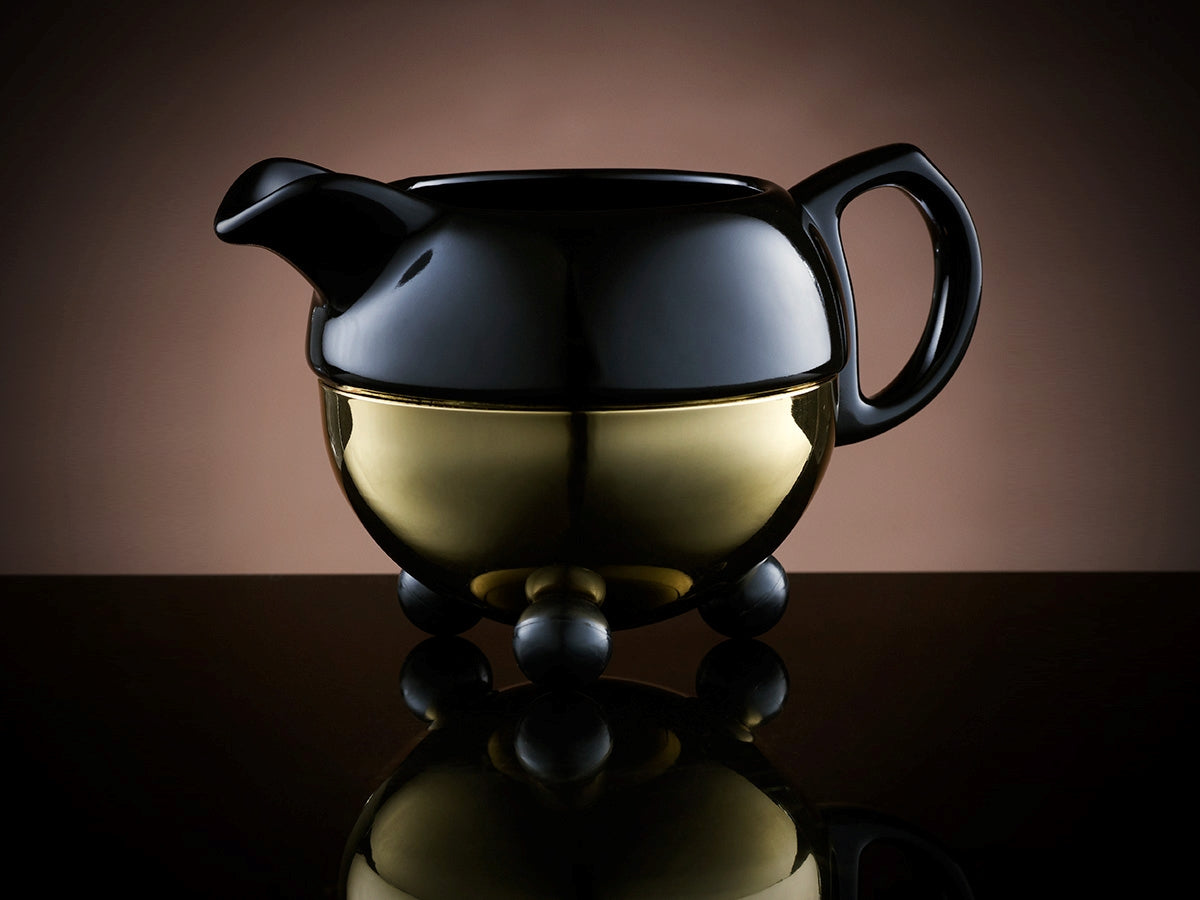 Design Gold Creamer in Black