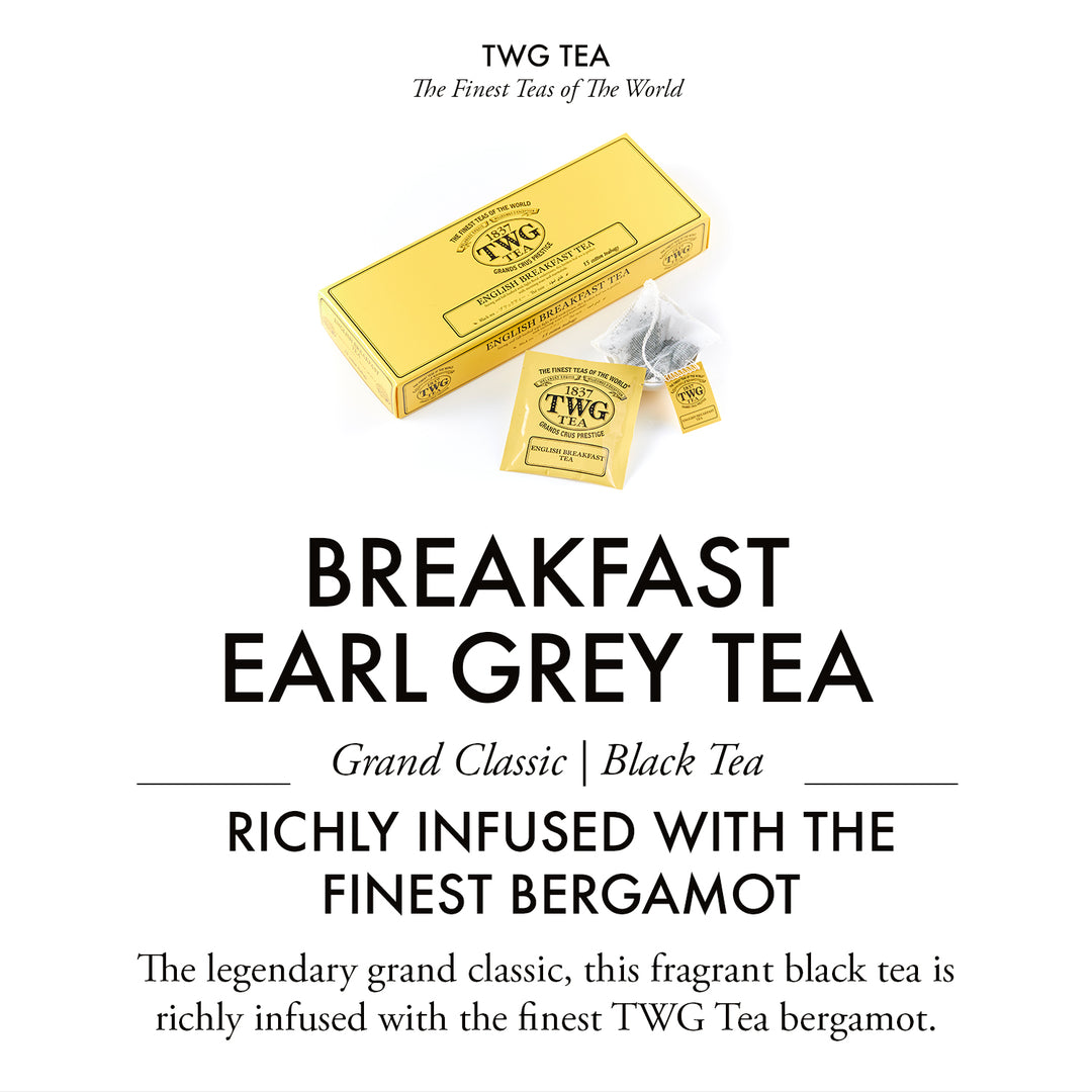 TWG Tea Teabags Breakfast Earl Grey Tea 15 PC – TWG Tea UK