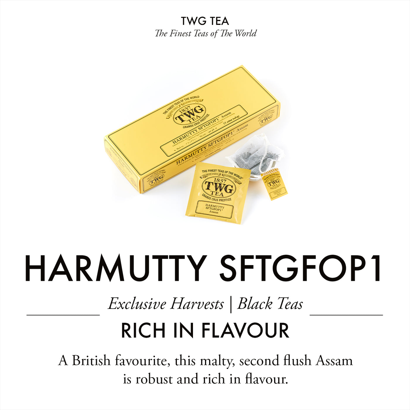 Harmutty  (Assam) SFTGFOP1 (15 Teabags)