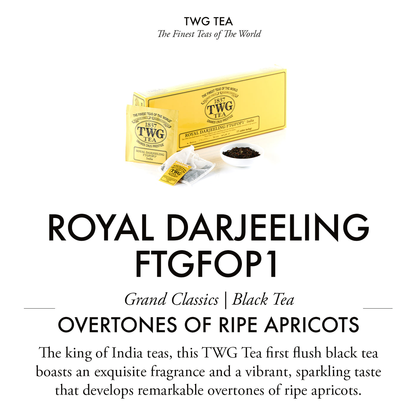 Royal Darjeeling FTGFOP1 Tea (15 Teabags)